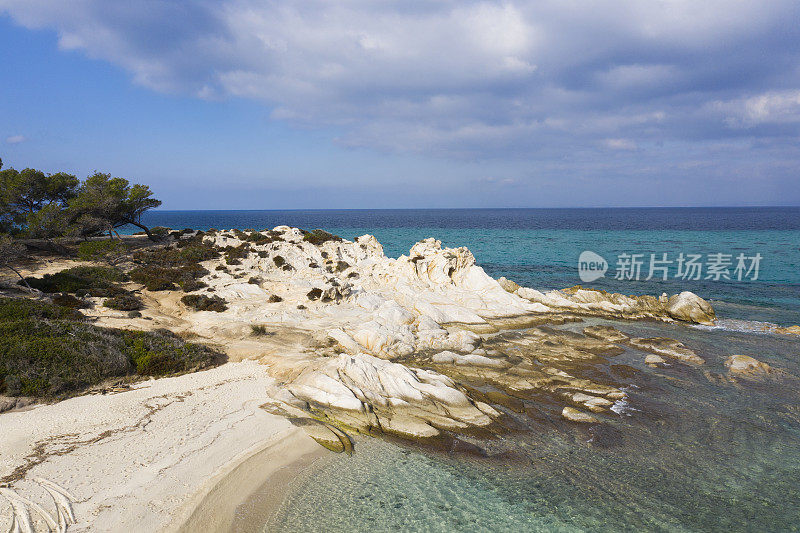 Halkidiki - Sithonia的橙色海滩